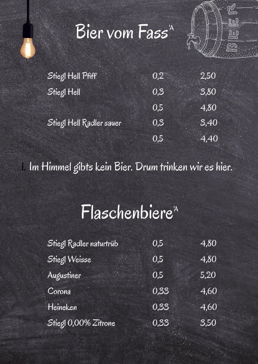 Getränkekarte Seite 5